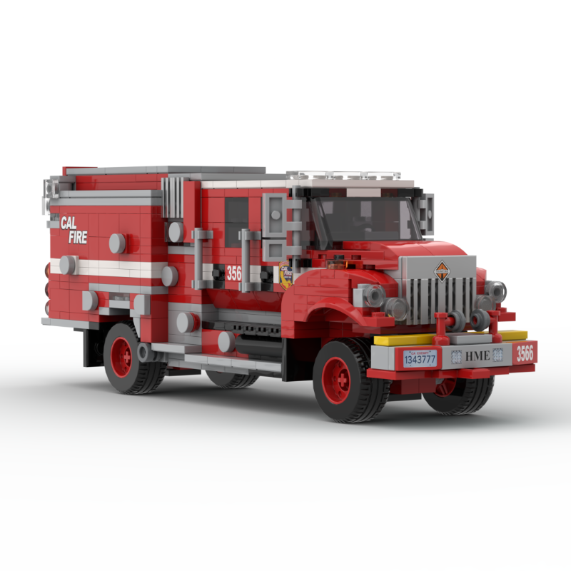 LEGO MOC-252626 2008 HME Intl. Type III Brush Engine CAL FIRE by Silver ...