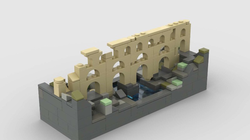 LEGO MOC Roman Aqueduct by Theodore Bricks | Rebrickable - Build with LEGO