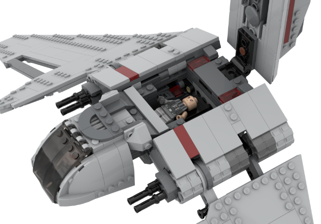 LEGO MOC Theta Class T-2c Personnel Transport (Palpatine's Shuttle) by ...