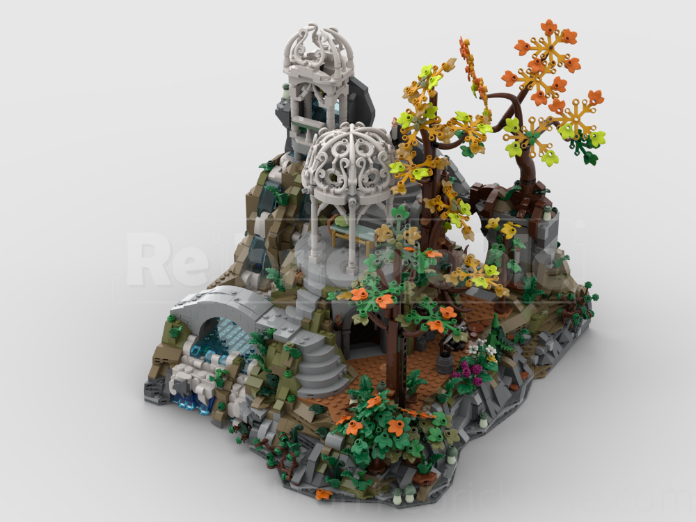 LEGO MOC-222918 Rivendell - Base for MOC-219022 (Segment 3 + Addon 1 ...
