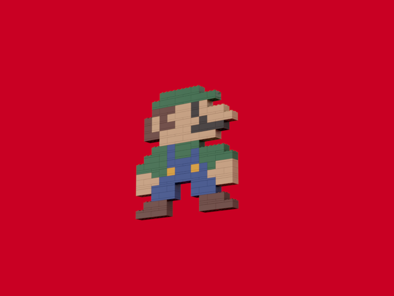 LEGO MOC-230998 Classic Mario 8Bit Collection by RickrollR ...