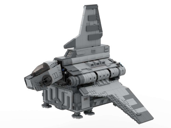 LEGO MOC RHO-class transport shuttle by LeslieLee | Rebrickable - Build ...