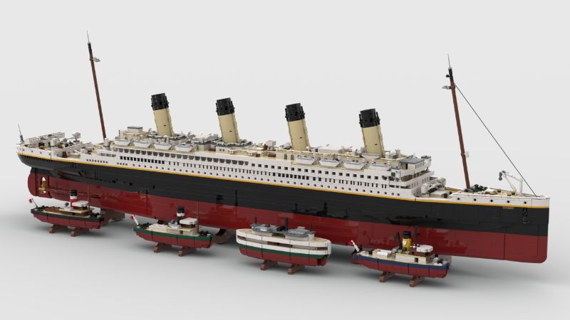 LEGO MOC-167205 STEAM FERRY TOROA by SLIPWAYBRICKS | Rebrickable ...