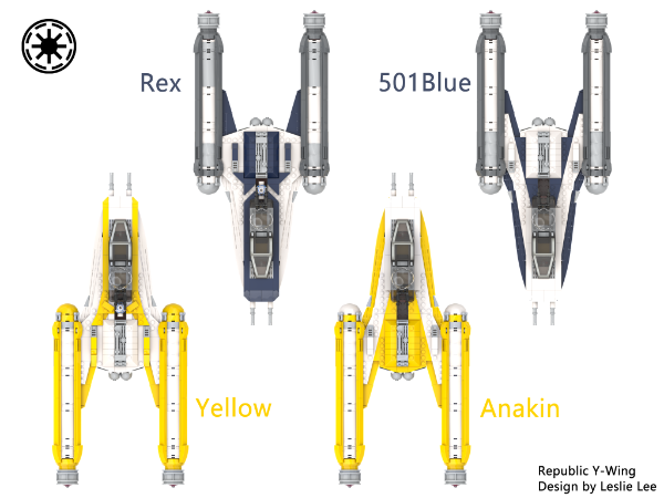 LEGO MOC Republic BTL-B Y Wing Starfighter By LeslieLee | Rebrickable ...