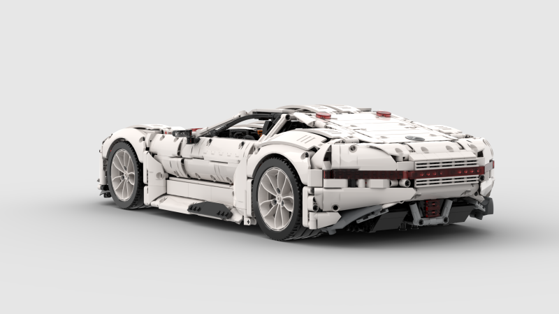 Kit de montage de voiture Mercedes Benz AMG-GT radiocommandé RC, Compatible Lego®