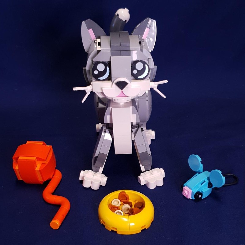 Review: 31163-1 - Playful Cat | Rebrickable - Build with LEGO