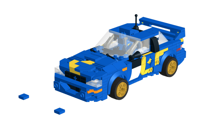 LEGO MOC-214738 Subaru Impreza'99 FINLAND Rally / Kankkunen's Impreza ...