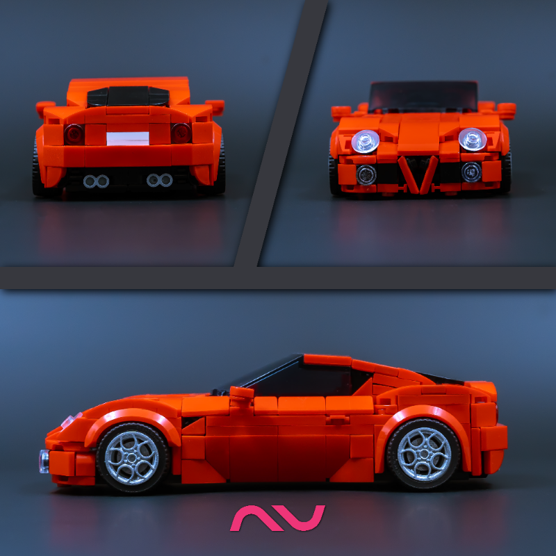 LEGO MOC-230423 Alfa Romeo 8c Competizione by NV Carmocs | Rebrickable ...