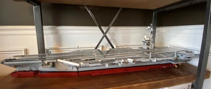 LEGO MOC-192566 CVN-78 Gerald R. Ford | Aircraft Carrier - 1:300 Scale ...