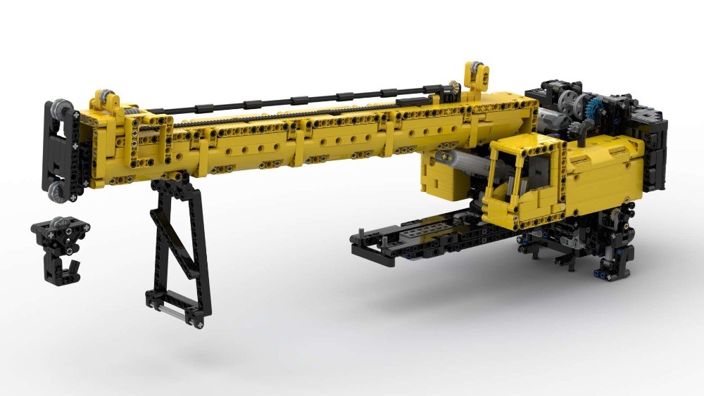 LEGO MOC-240162 Crane for M93x Halftrack by Stinkwell Exhaust
