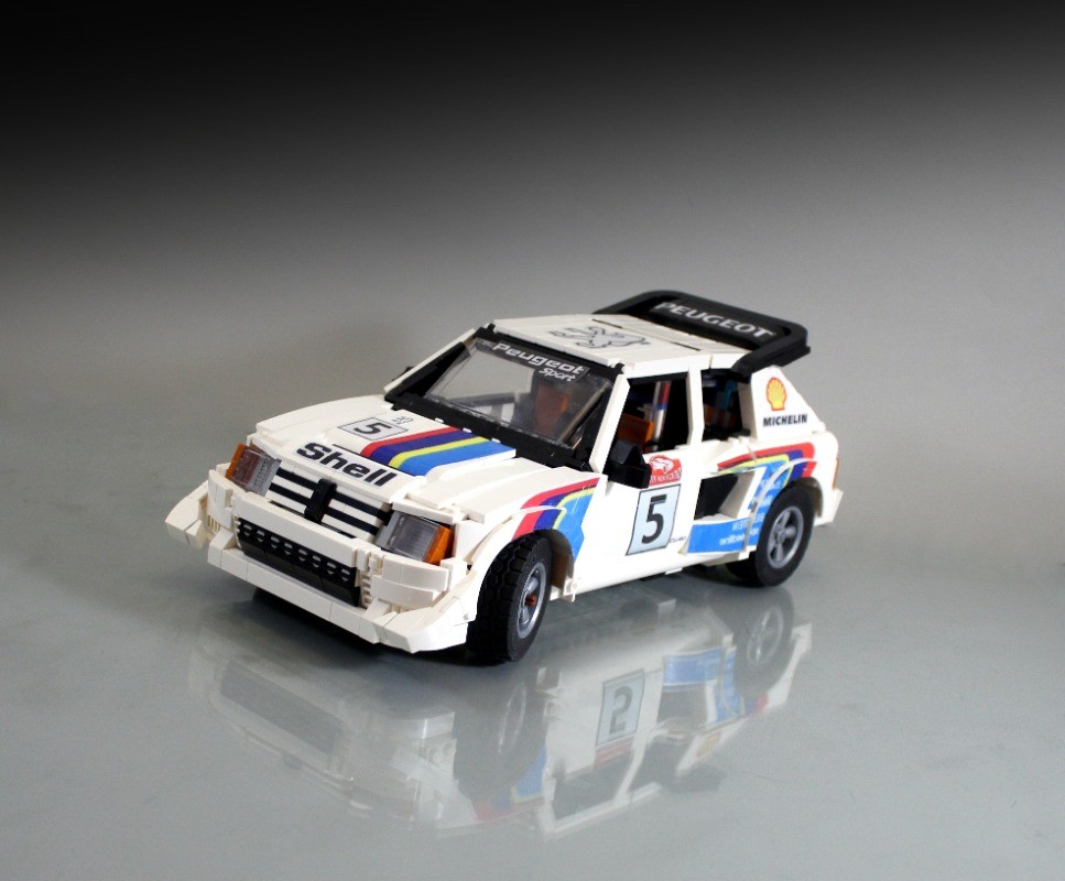 LEGO MOC-232332 10295 Peugeot 205 T16 EVO2 with Stickers by