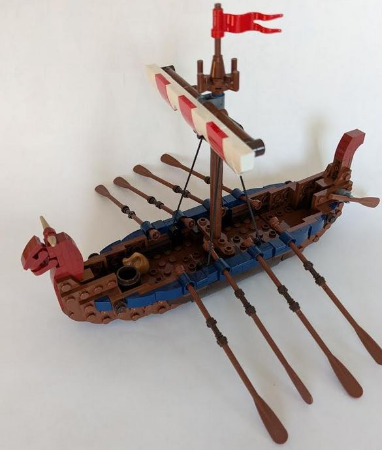 LEGO MOC-178722 viking ship (áttæringr) by Troubabrix