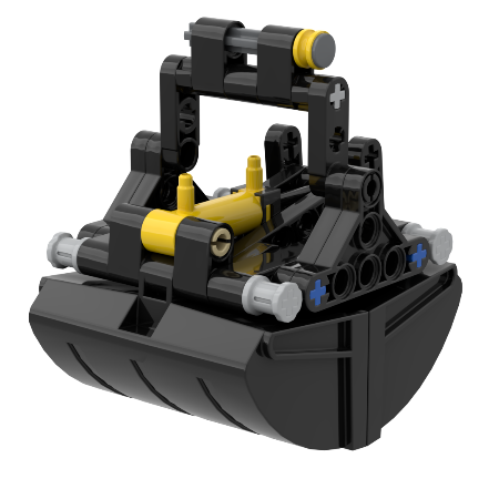 LEGO MOC Bucket grabber MOD by clemz_mocs | Rebrickable - Build with LEGO