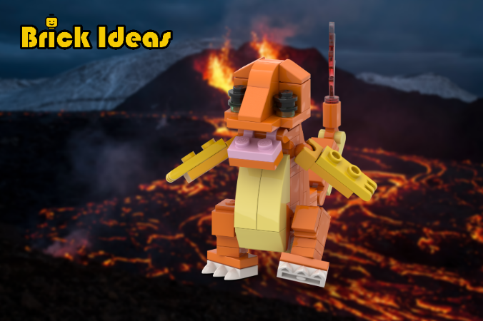 Awesome LEGO Pokemon Charmander Available From Bricker Builds