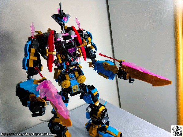 LEGO MOC 71775 Machine God Tangan Hyperion Mecha by Reactorcore