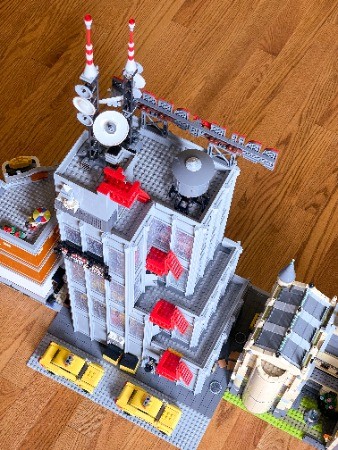 LEGO MOC Double Daily Bugle Office Tower by CelloFellow