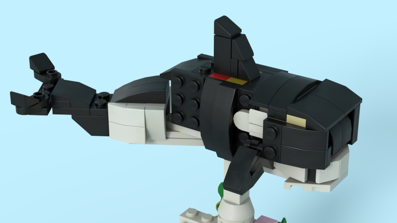 LEGO MOC-147779 Orca re-moc by Renbo | Rebrickable - Build with LEGO