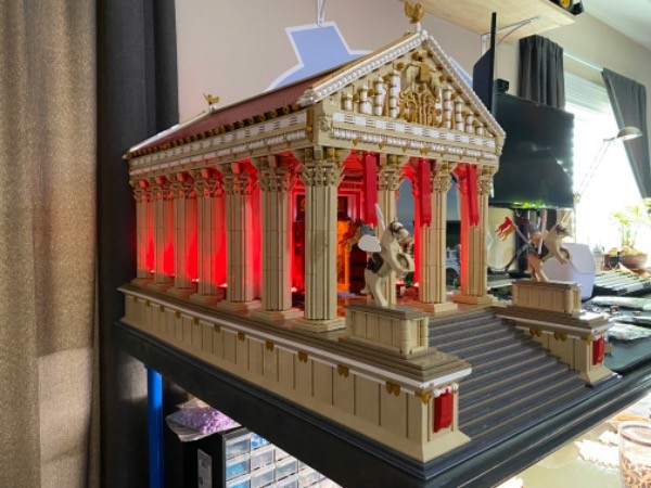LEGO MOC-136729 Ancient Roman Temple by Sir Perceval | Rebrickable ...