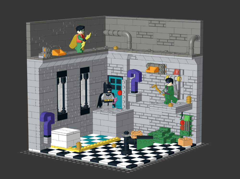 LEGO MOC-256144 The riddler- Vault of riddles by Txizu | Rebrickable ...