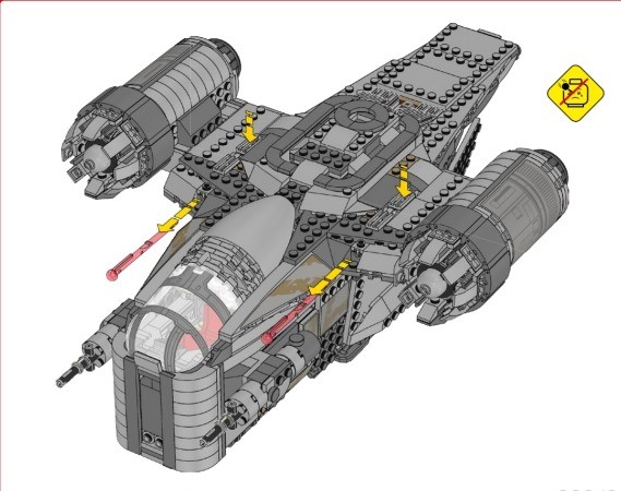 LEGO Set 75292-1 The Razor Crest (2020 Star Wars) | Rebrickable - Build ...