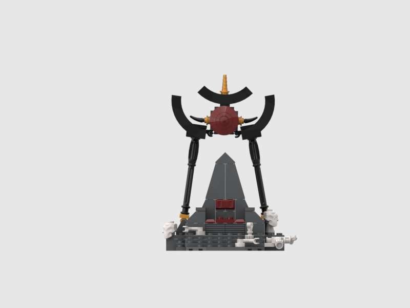 LEGO MOC-229960 Skull King Throne by BrizzyBricks | Rebrickable - Build ...