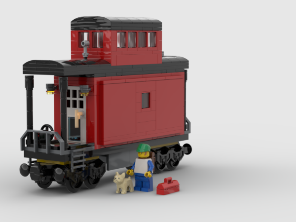 LEGO MOC Train Caboose by RellzBuilds | Rebrickable - Build with LEGO