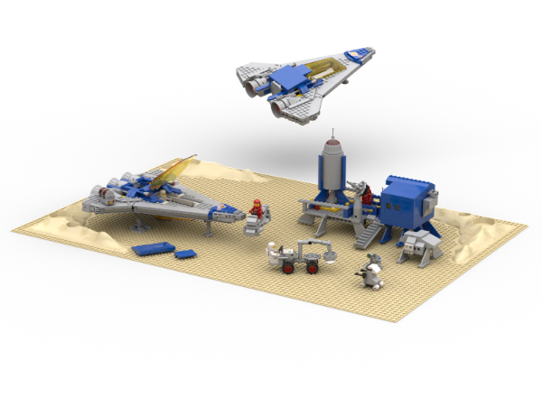 LEGO MOC Moon Base by Huebre  Rebrickable - Build with LEGO