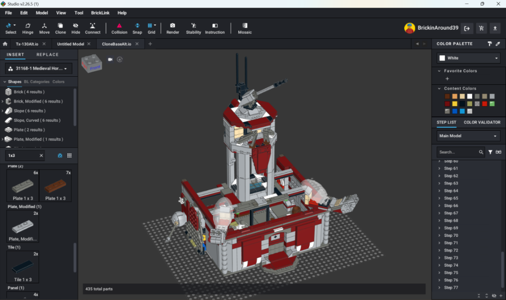 LEGO Workbench for LifeOnMars465 Productions | Rebrickable - Build with ...