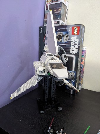 LEGO MOC-147341 Display Stand for Imperial Shuttle 75302 by jmwhitzippo ...