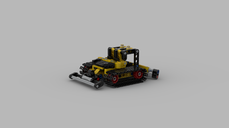 LEGO MOC 42163 Snow Groomer by mic8per | Rebrickable - Build