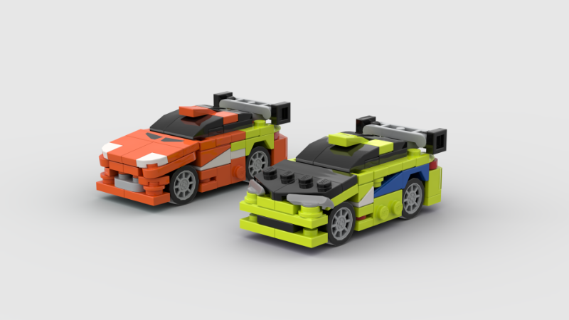 LEGO MOC FF1 Brian's Mitsubishi Eclipse GSX by NJDesign | Rebrickable ...