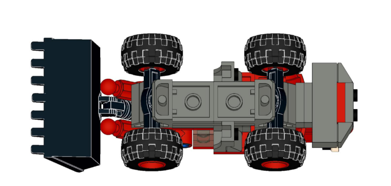 LEGO MOC-165216 mini wheel loader by cocoacao | Rebrickable - Build ...