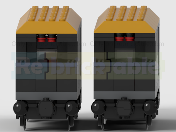 LEGO MOC-200060 60197 Alternate Build - San Francisco Style Cable