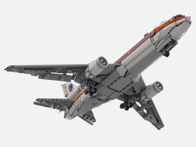 LEGO MOC-228395 DC-10 United Airlines by ryangc_productions