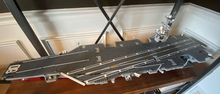 LEGO MOC-192566 CVN-78 Gerald R. Ford | Aircraft Carrier - 1:300 Scale ...