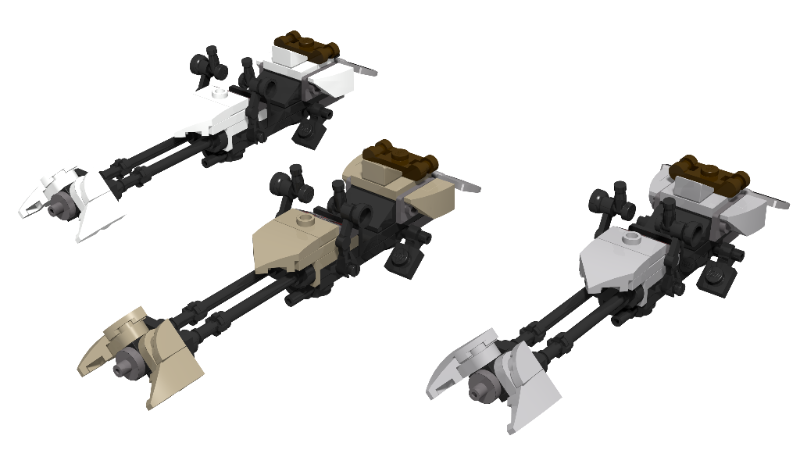 LEGO MOC-181725 74-Z Speeder Bike by hautti5 | Rebrickable - Build