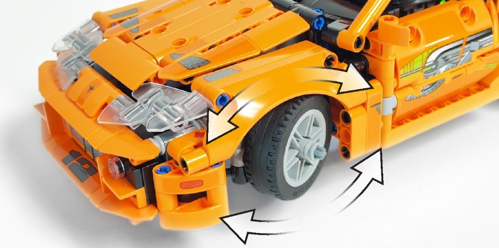 LEGO MOC-238163 42204 Fast & Furious Toyota Supra MK4 RC MOD for