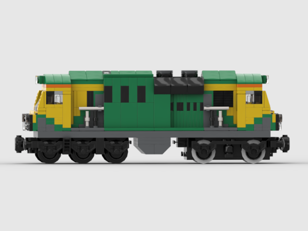 I første omgang forklædning ego LEGO MOC Class 70 Diesel Locomotive Train In Freightliner Livery by Andy Ps  Bricks | Rebrickable - Build with LEGO