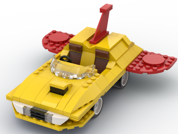 LEGO MOC Danger Mouse Car by BrickMonsterUK | Rebrickable - Build with LEGO