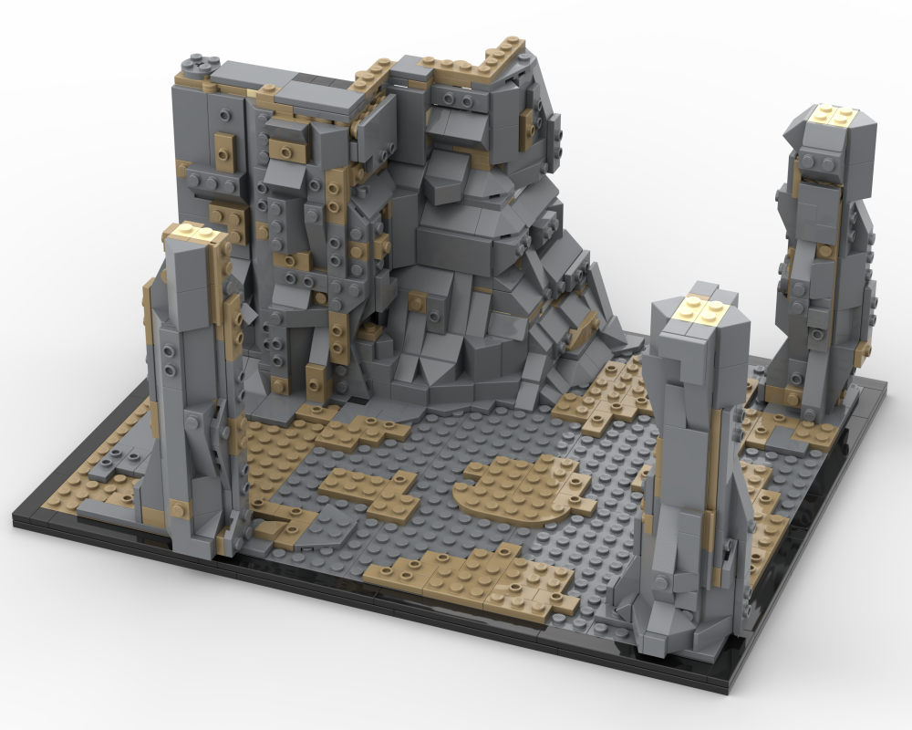 LEGO MOC-237533 Throne Room & Rancor Pit (21061 Alternate Model