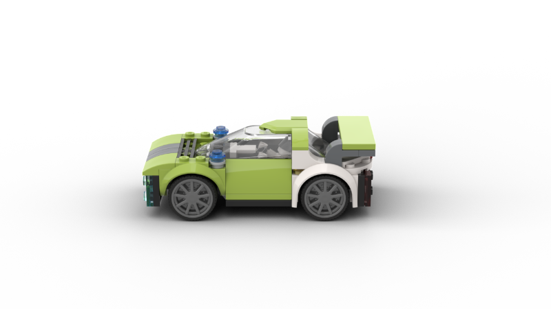 らん LEGO MOC-175206 Sports Car LEGO 60415 alternate build 1 by n2brick
