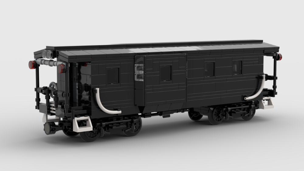 LEGO MOC-226888 Bay Window Caboose - Black Livery by xTHybrid108 ...