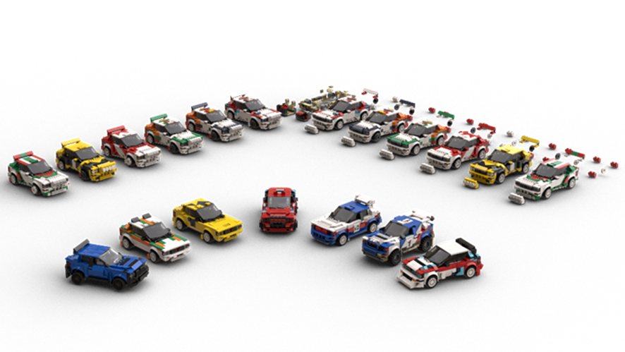 LEGO MOC-212869 Subaru Impreza'01 BURNS/ Rally New Zealand 2001/ Burns ...