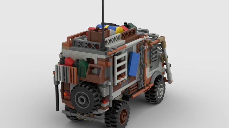 LEGO MOC-169819 Doomsday style ——merchant cart that flows inside the ...