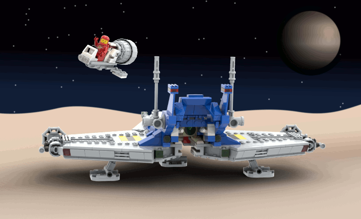 LEGO MOC-131731 Cosmic Cruiser (10497 Alt Build) by ReBrick.me ...