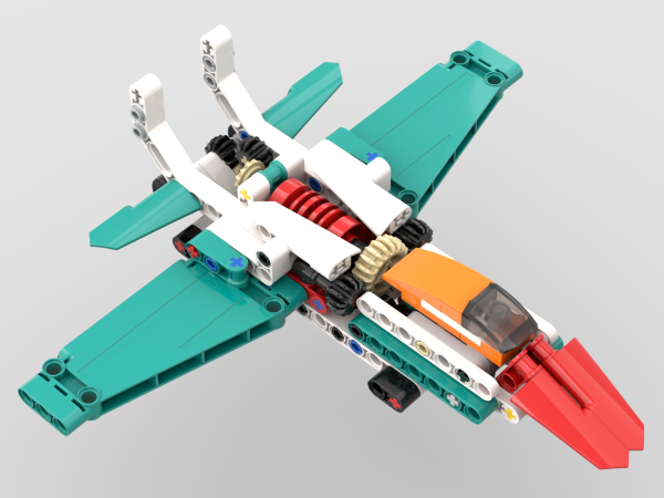 LEGO MOC-172049 Jet Plane by Raptor9889 | Rebrickable - Build with LEGO