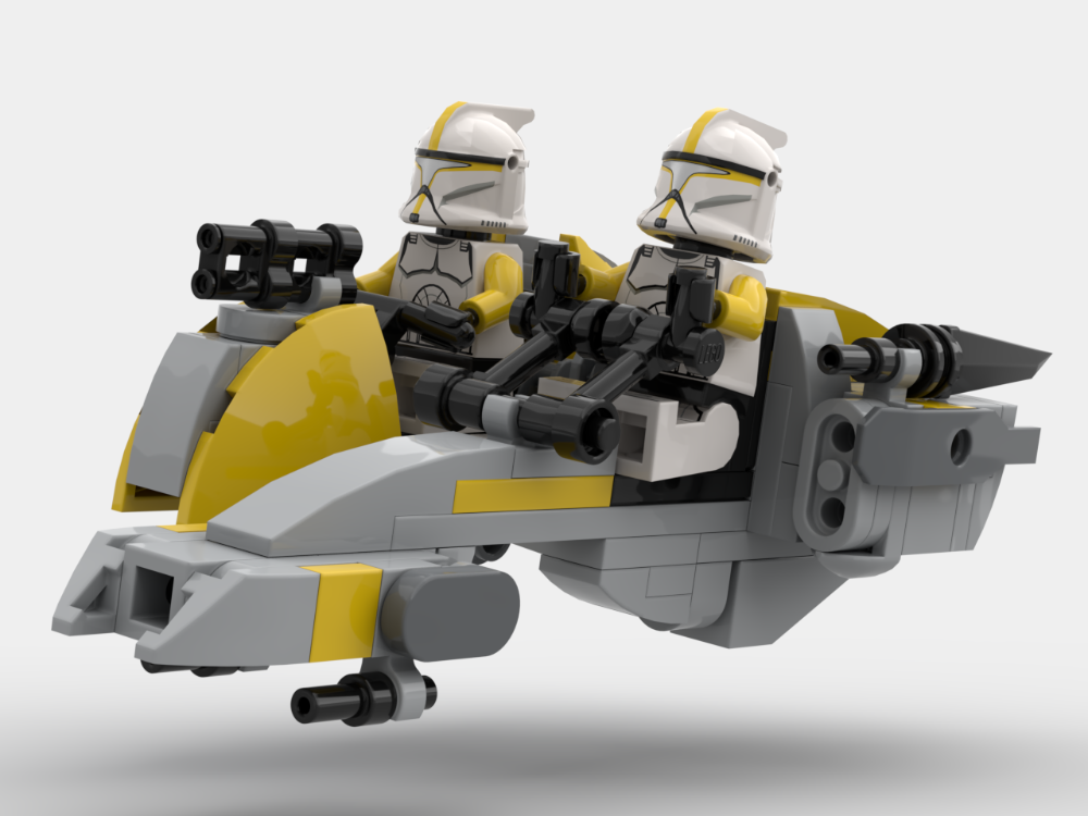 LEGO MOC-211207 Republic BARC Speeder with Sidecar by Ostronamus ...