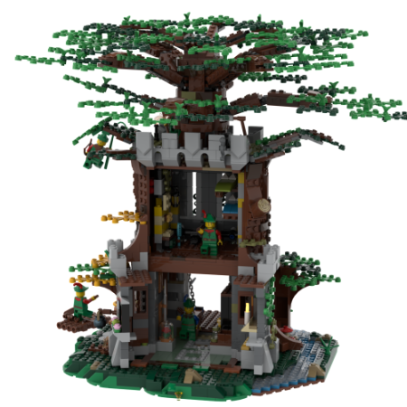 LEGO MOC Forestmen Fortress Joust Tournament 31120 21318