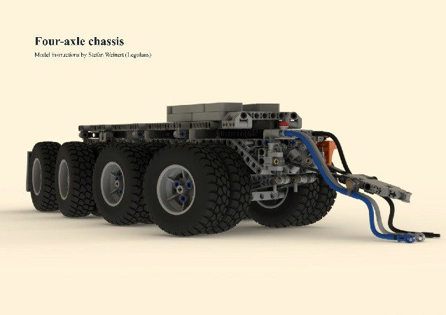 LEGO MOC-172204 16 wheel heavy duty trailer by legolaus | Rebrickable ...