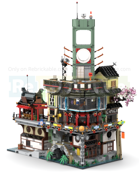 LEGO MOC-192281 NINJAGO city Inner corner V2 by CT-2007 | Rebrickable ...